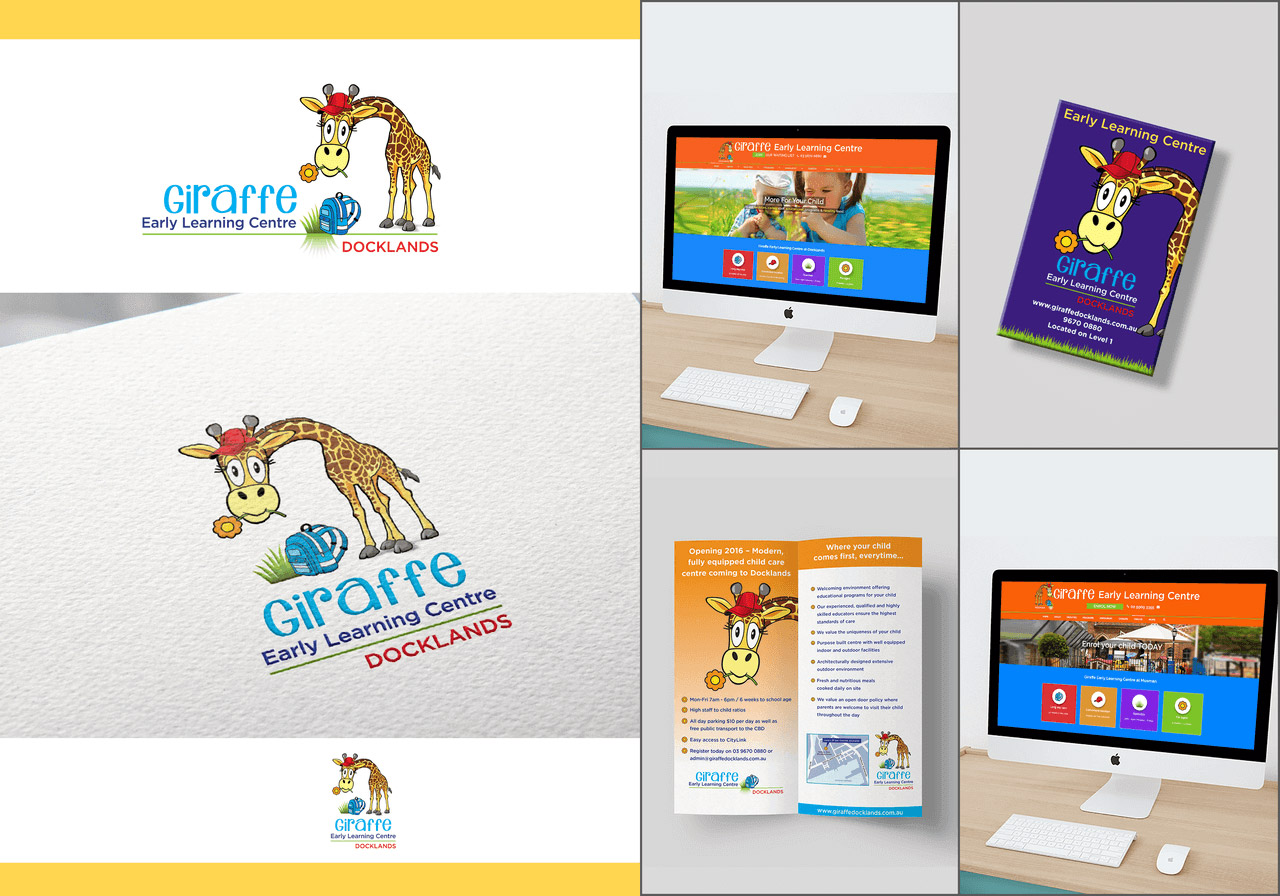 Giraffe-Childcare-All-In-One brand marketing agency portfolio by CommTogether