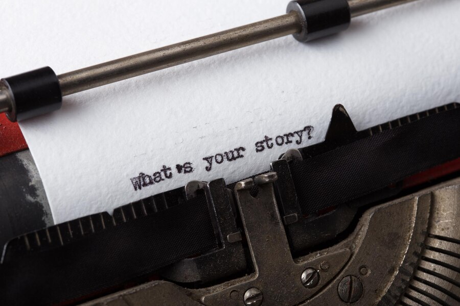 what-s-your-story-text-is-typed-paper-with-old-typewriter-vintage-inscription-story-life_627494-246