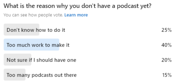 poll results poll results